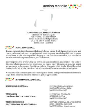 Portafolio Diseñador Grafico