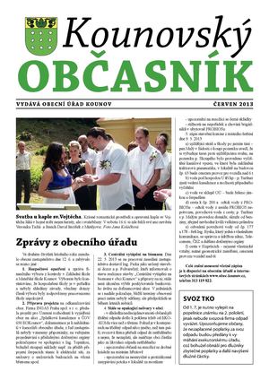 Kounovský občasník, červen 2013