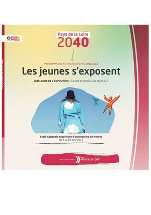 Catalogue les jeunes s'exposent