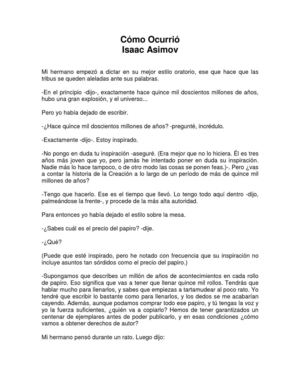 Isaac Asimov - Como ocurrio