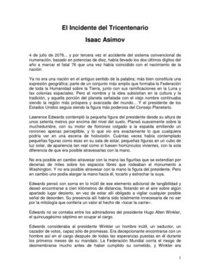 Isaac Asimov - El incidente del tricentenario