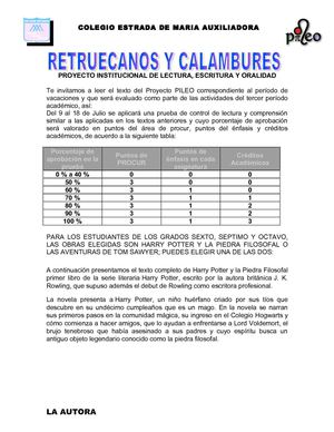 PILEO SEXTO, SEPTIMO Y OCTAVO 