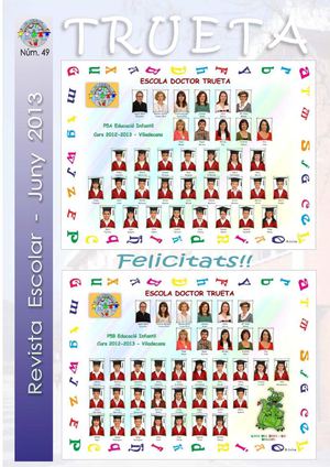 REVISTA ESCOLA DR.TRUETA DE VILADECANS - JUNY 2013
