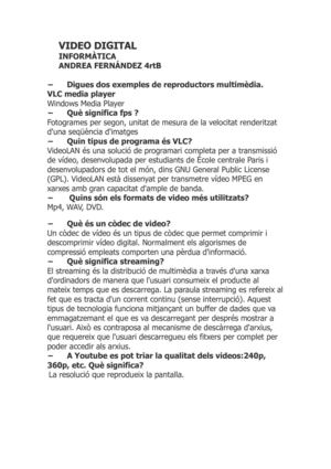 video digital andrea