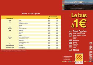 Ligne 421 - Bus Saint-Cyprien Millas