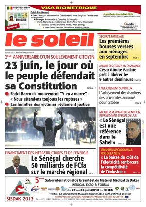 Edition du 22 - 23 Juin 2013