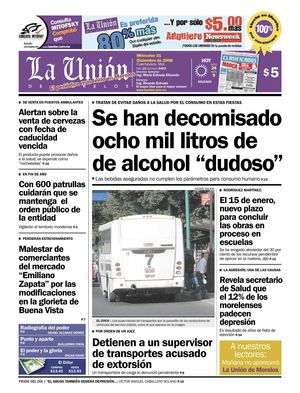 La Unión de Morelos 31 Diciembre 2008