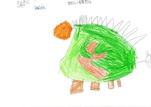 Dibujos dinosaurios alumnos de 4 años