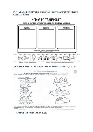 FICHAS DE LOS MEDIOS TRANSPORTES
