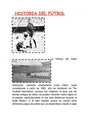Historia del futbol