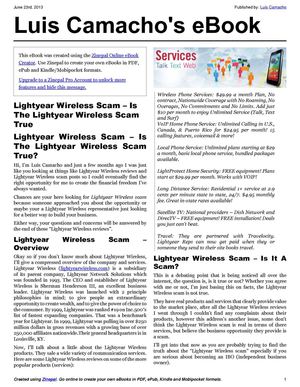LightYear Wireless Scam