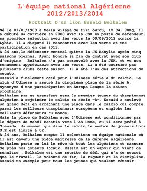 Portrait de: Said Belkalem