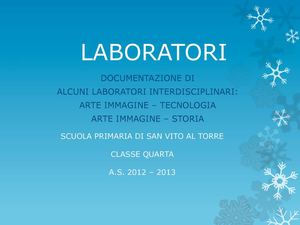 laboratori in quarta