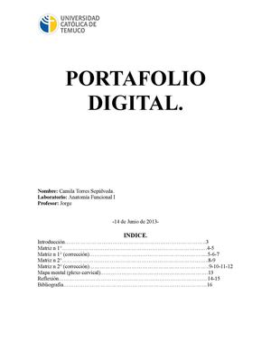 portafolio digital. 