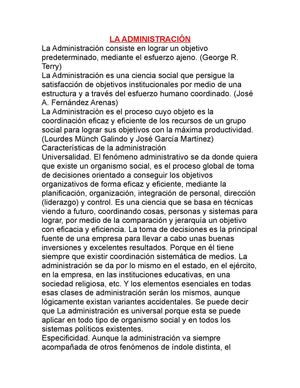 Definicion Administracion