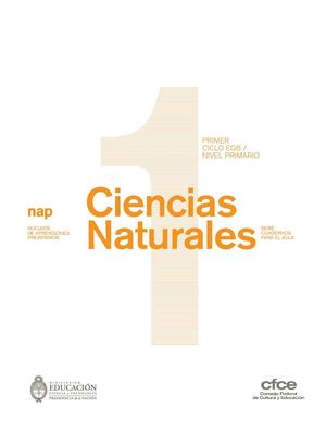 Primer Año. Ciencias Naturales