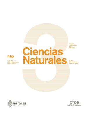 Tercer Año. Ciencias Naturales