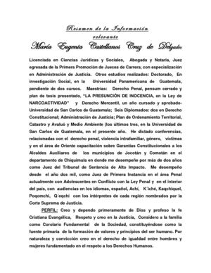 Maria Eugenia Castellanos (Vocal)