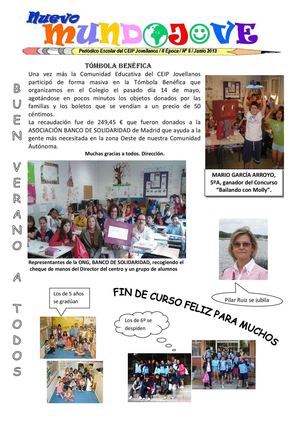 Periódico. Junio 2013