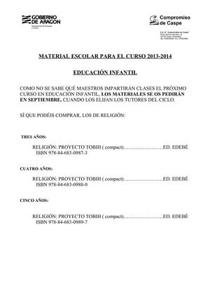 libros de texto 2013-14