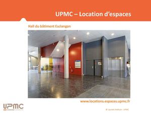 UPMC - Location d'espaces - Hall du Bâtiment Esclangon