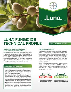 2012 Luna Almond Fungicide - Technical Report