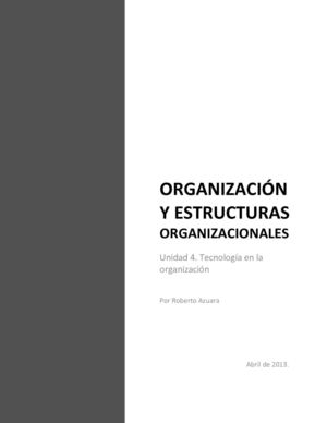 Tecnología en la organización