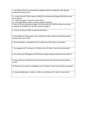 Situações-problema