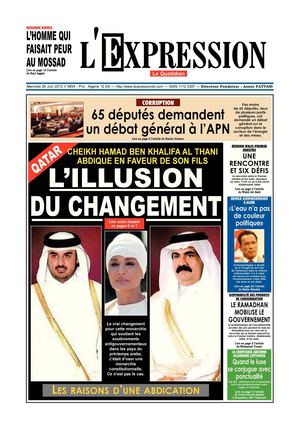 L'expression 26-06-2013