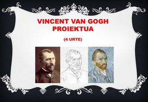 Vicent Van Gogh proiektua 