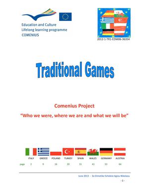 Traditional Games from Europe and Turkey