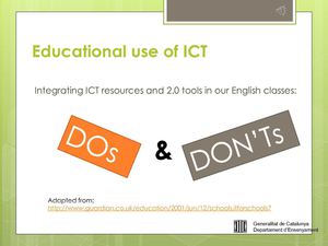 Educational use of ICT in Primary