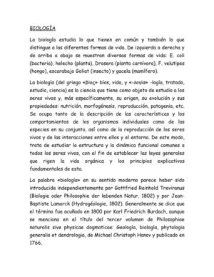 BIOLOGÍA