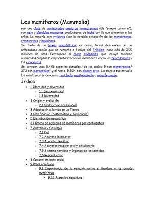 mamiferos