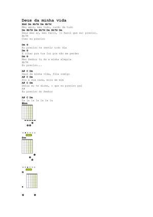 DEUS DA MINHA VIDA - thales roberto (cifras) 