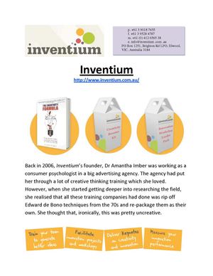 Inventium - Innovation Training