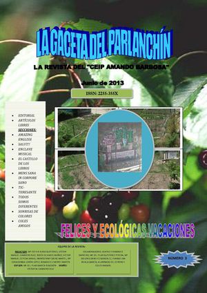 NÚMERO 3 LA GACETA DEL PARLANCHÍN