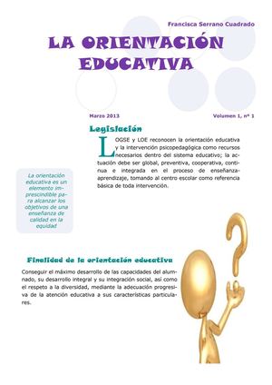 Boletín informativo "Orientación Educativa"