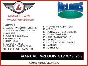 McLOUIS GLAMYS 26G - Manual de alquiler