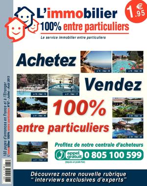 L'immobilier 100% entre particuliers - Appelimmo - N°87-Juillet/Août 2013
