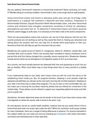 Ancient Hemorrhoid Cream Works To Cure Hemorrhoids