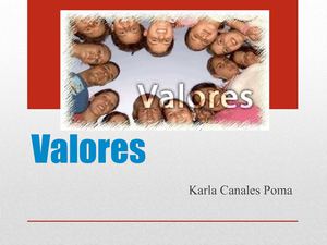 Valores