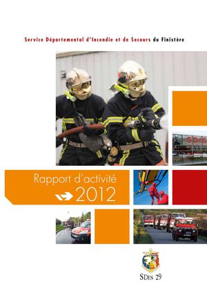 Rapport d'activité 2012 du SDIS 29