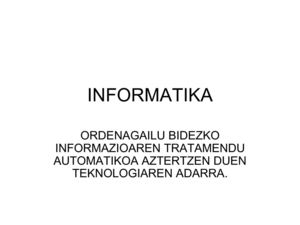 INFORMATIKA