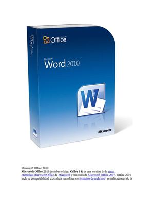 Microsoft Office 2010