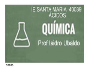 ácidos