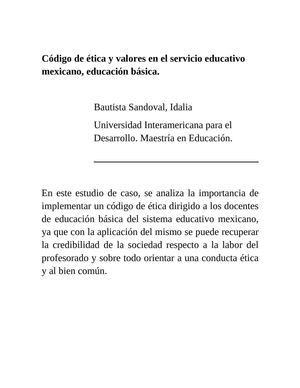 ética en el servicio publico