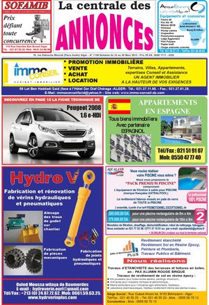 La centrale des annonces N° 1139 Semaine du 24 au 30 Mars 2013