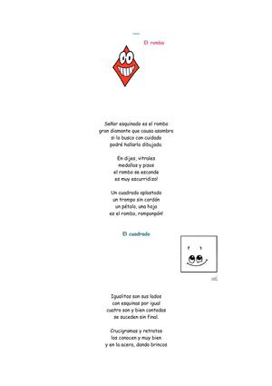 RIMAS DE FORMAS GEOMÉTRICAS