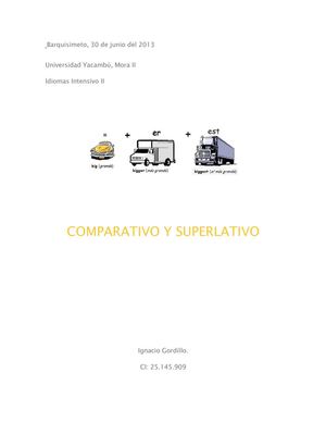 Comparativos y superlativos